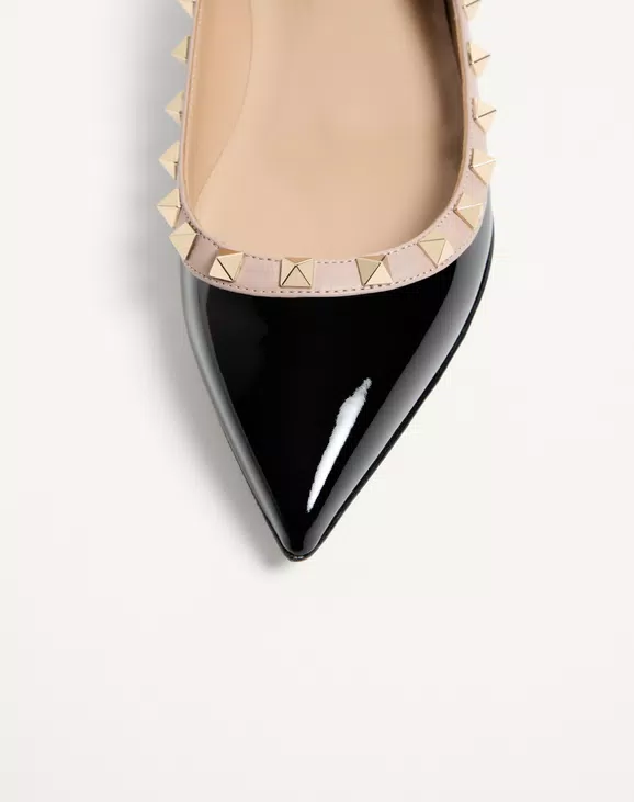 Valentino Patent Rockstud Ballet Flat - Image 3